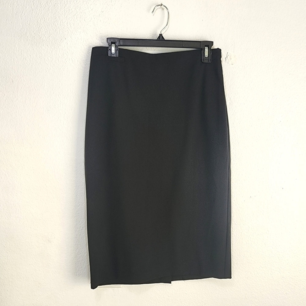 Eileen Fisher |‎ Black Midi Skirt, size Small